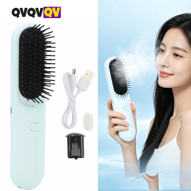 Hair Care Essential Oil Atomizing - Negative ion Hair Comb, Electric Scalp