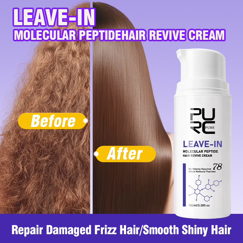 Hair Care Conditioner - PURC Leave-In Keratin Hair Cream, Repair