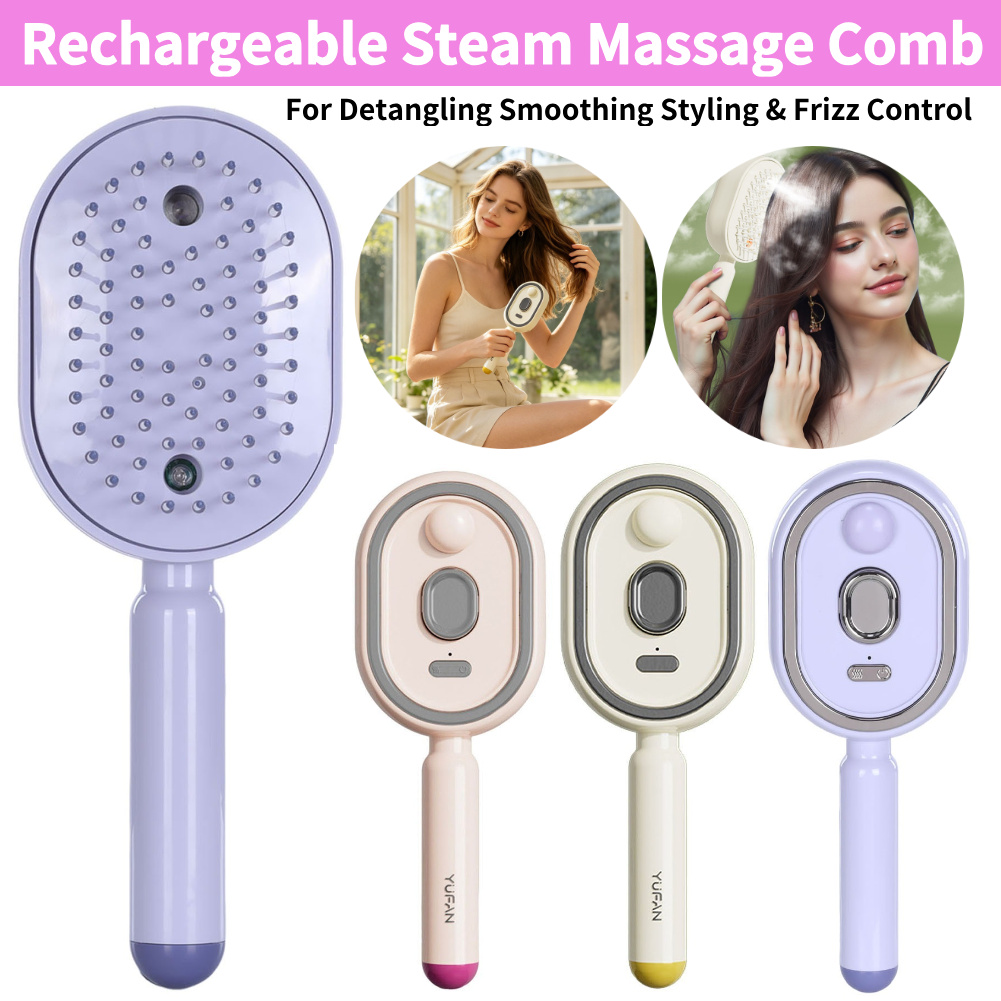 Steam Brush For Hair Electric  - Hair Care Essential Oil Atomizing recension och pris
