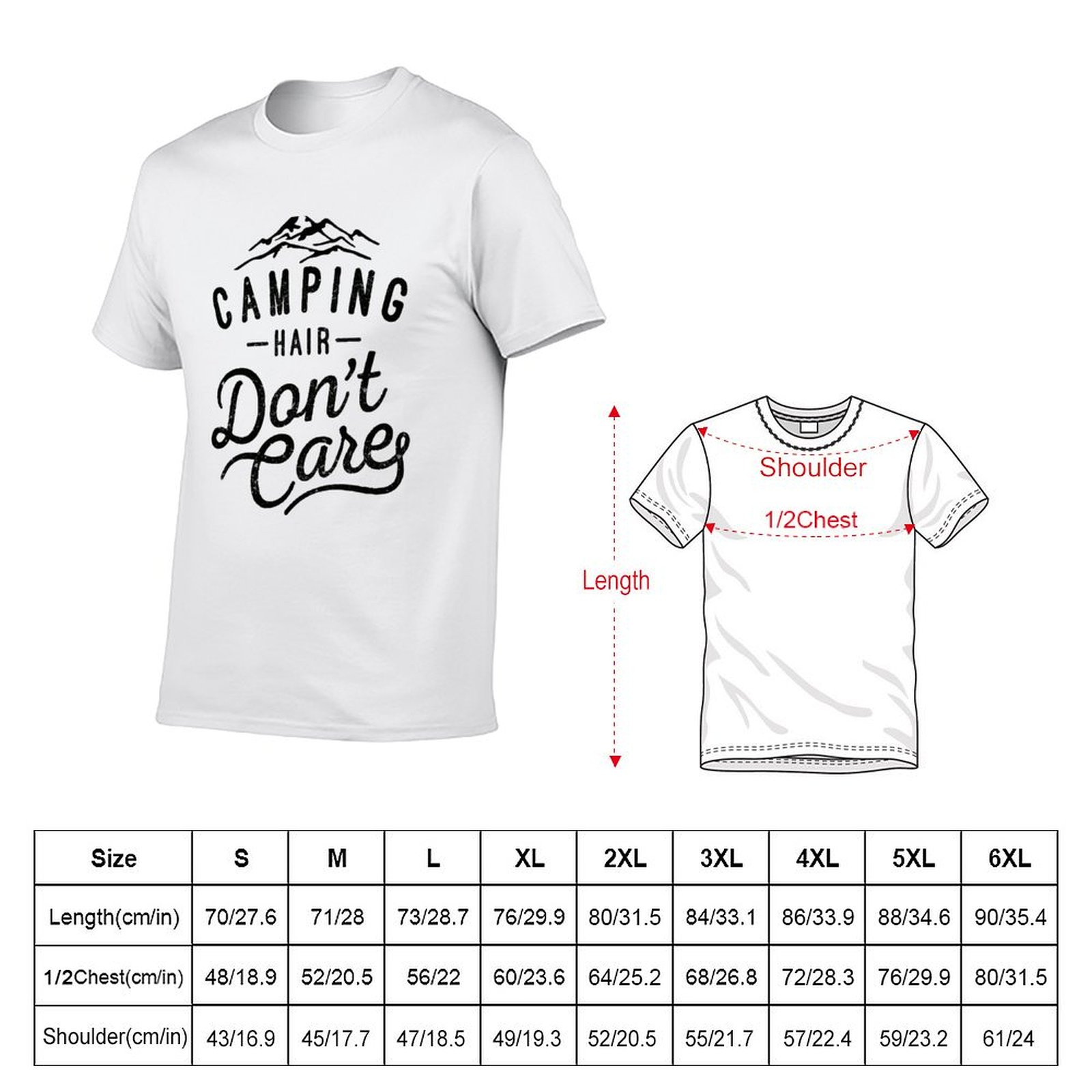 Camping Hair Don't Care T-Shir - Hair Care Works recension och pris