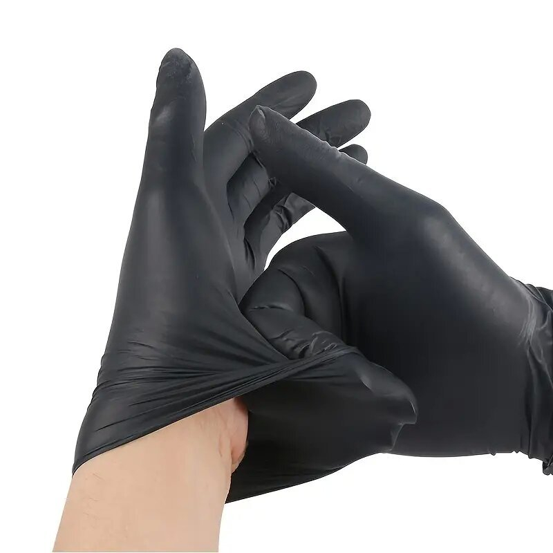 Black Disposable Nitrile Glove - Hair Care Works recension och pris