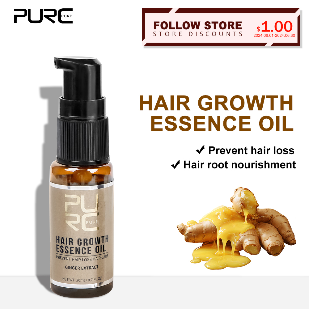 PURC Hair Growth Oil Ginger &  - Hair Care Ginseng recension och pris
