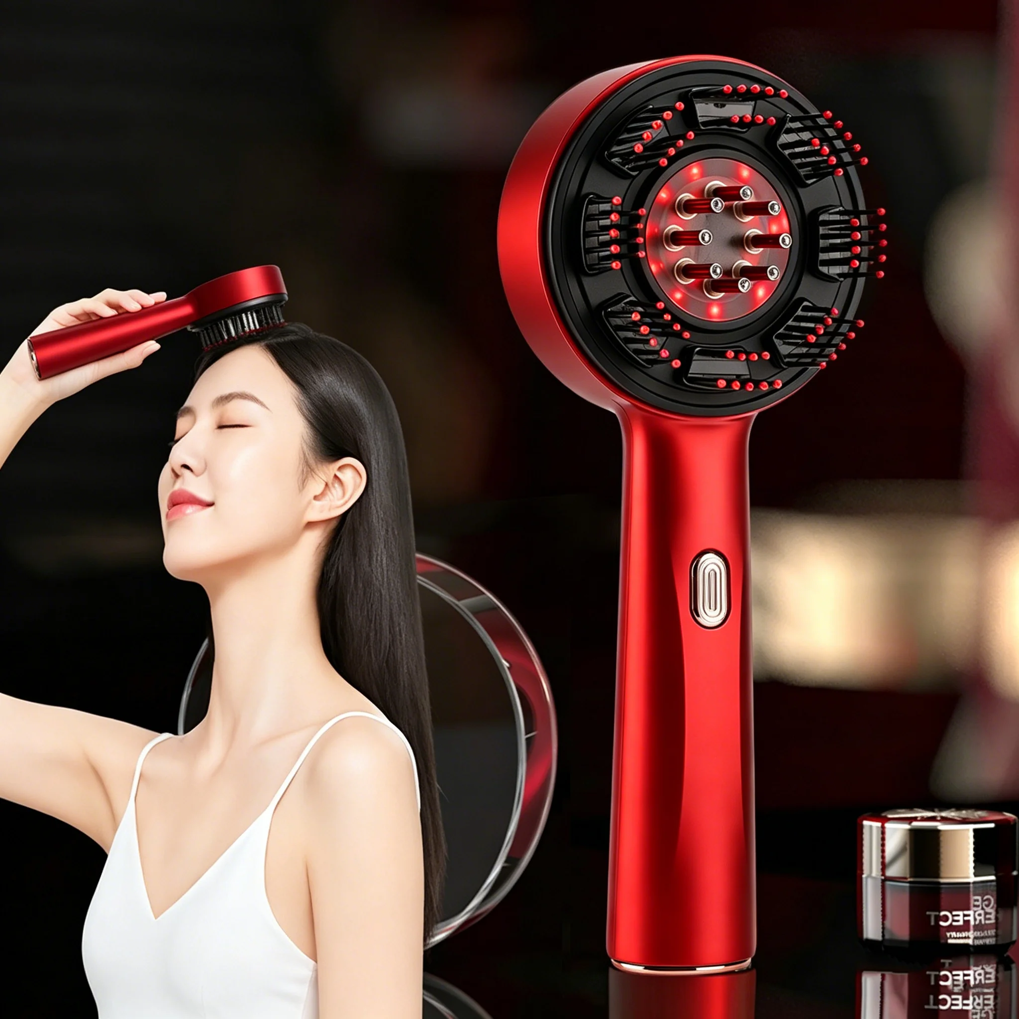 Electric Massage Comb Portable - Hair Care Growth recension och pris