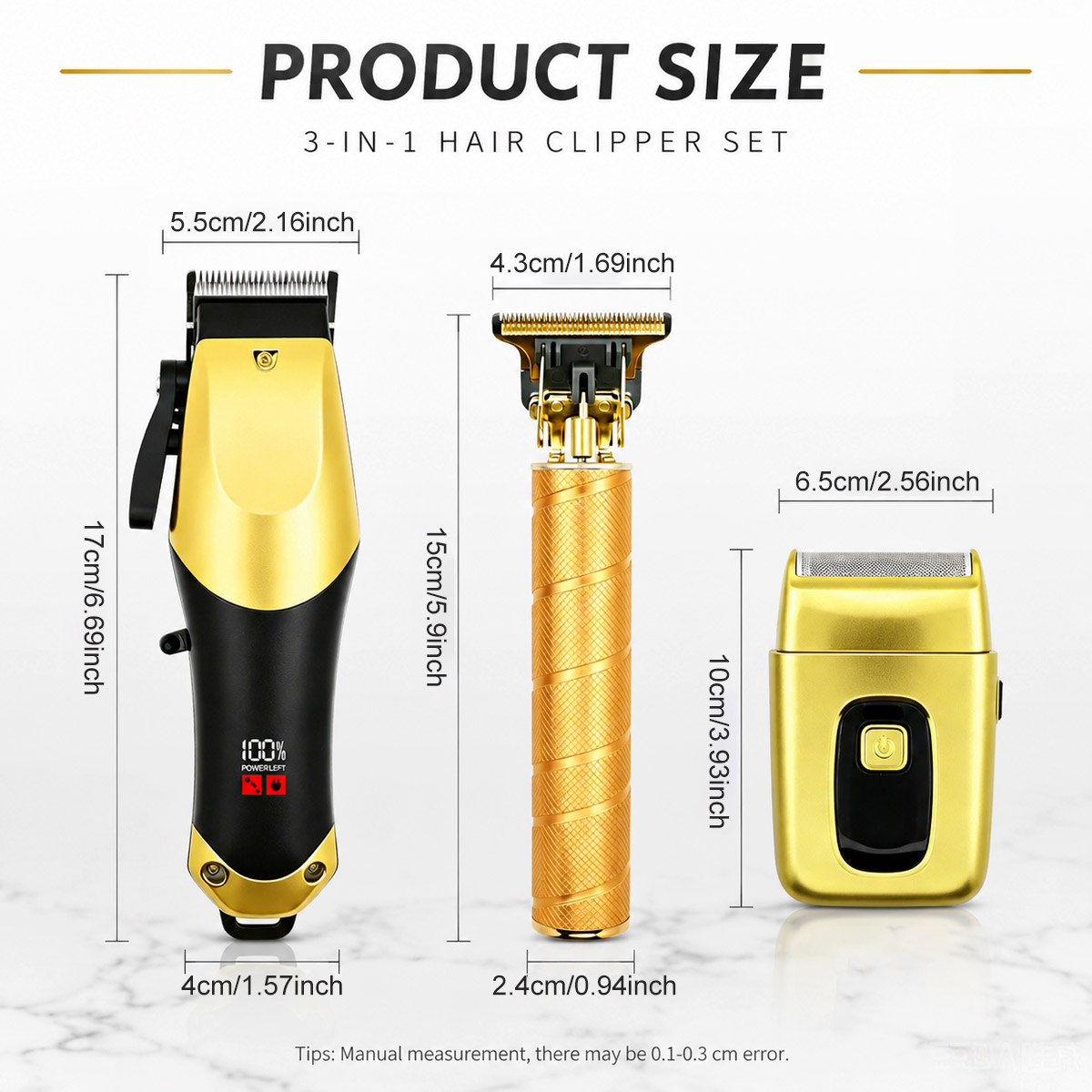 3 In 1 Hair Clipper Kit USB Re - Hair Care Works recension och pris