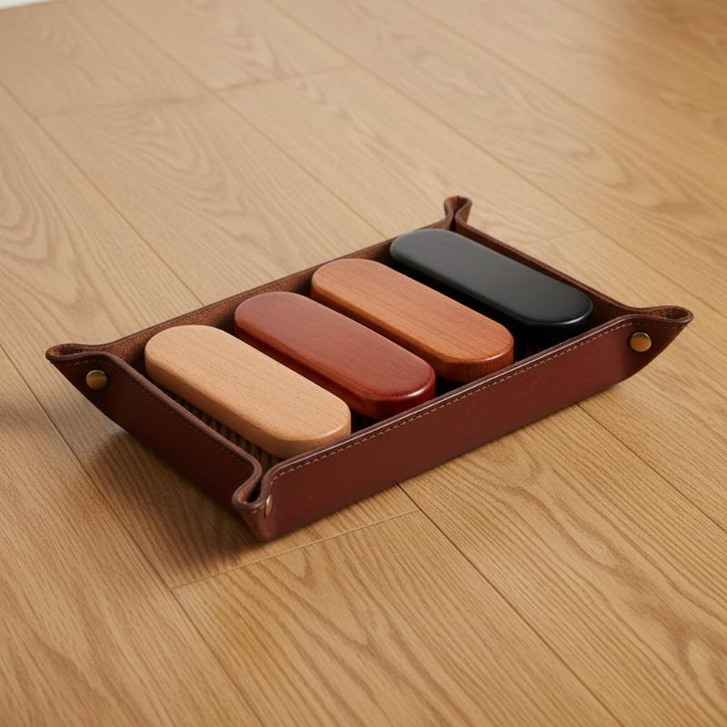 1PC Leather Shoe Brush Horse H - Hair Care Works recension och pris
