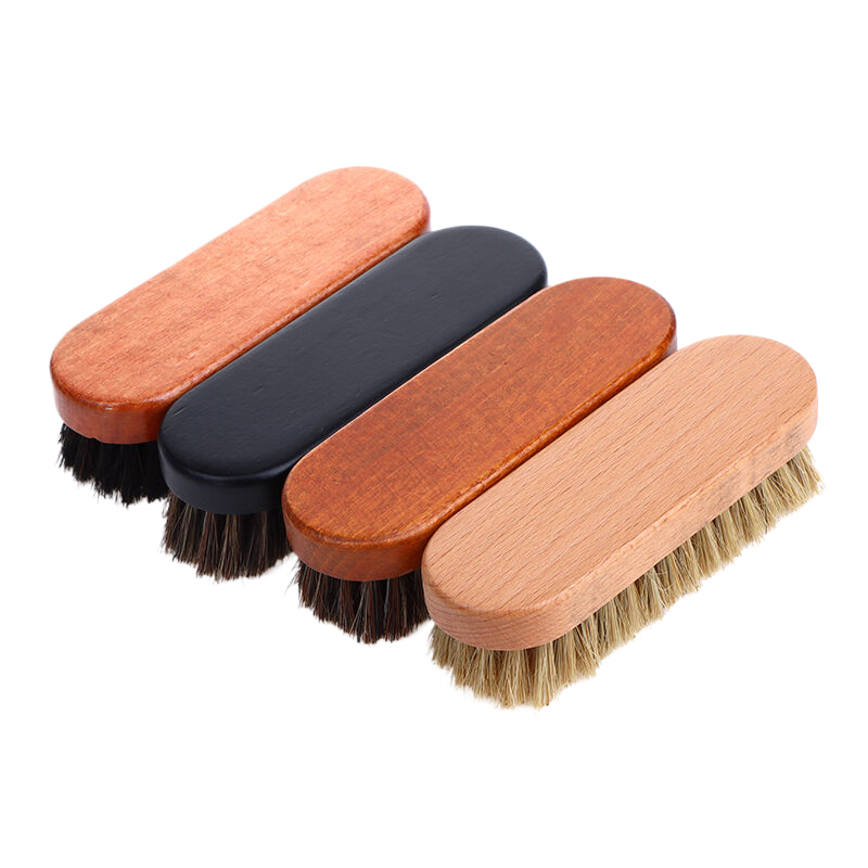 1PC Leather Shoe Brush Horse H - Hair Care Works recension och pris