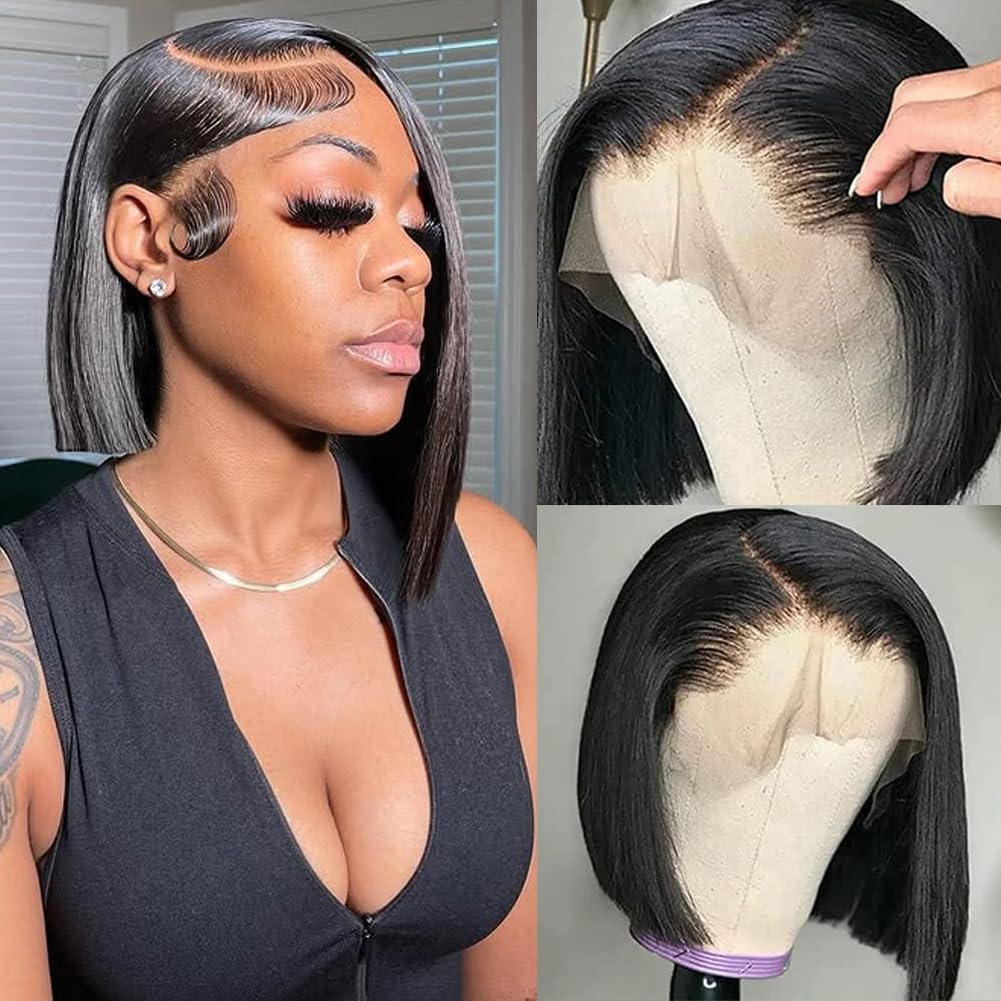 Short Bob Wigs Human Hair Stra - Hair Care Works recension och pris