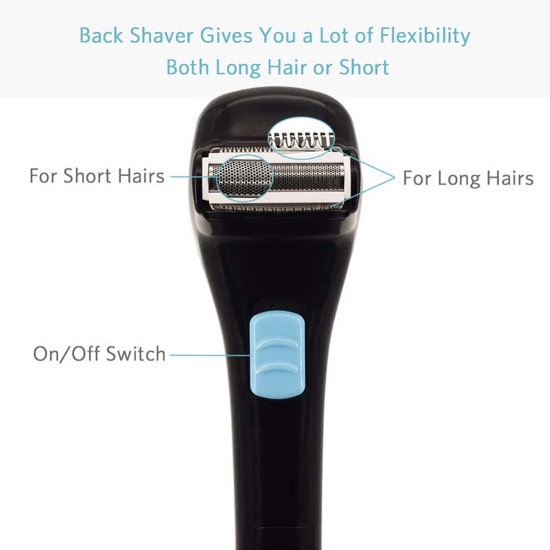 Electric Back Body Trimmer wit - Hair Care Long Hair recension och pris