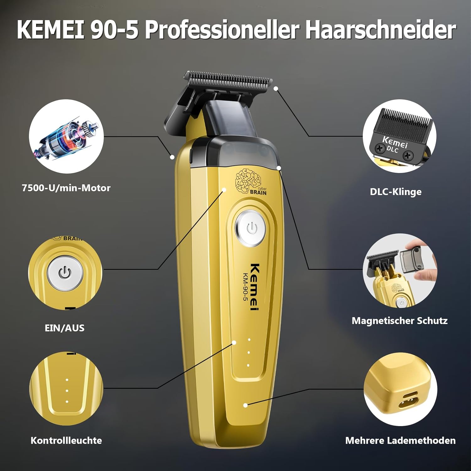 KEMEI Men's Hair Trimmer, Cord - Hair Care Works recension och pris