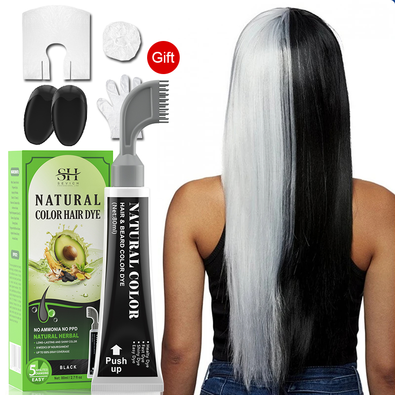 Avocado Fast Hair Dye Black Sh - Hair Care Ginseng recension och pris