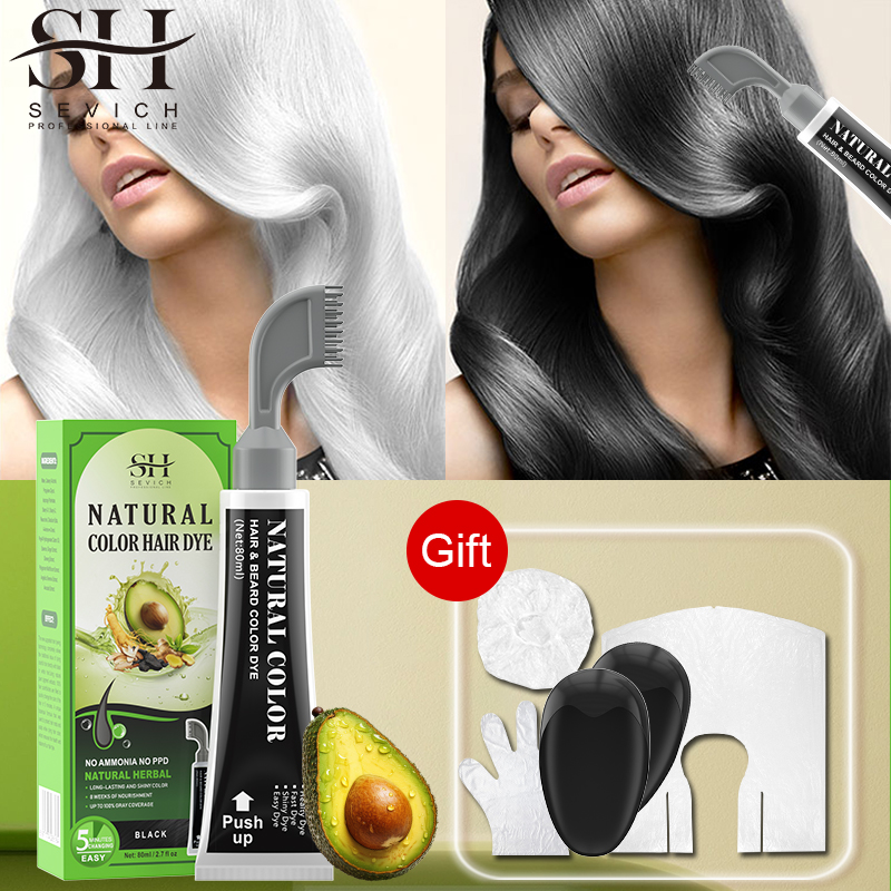 Avocado Fast Hair Dye Black Sh - Hair Care Ginseng recension och pris