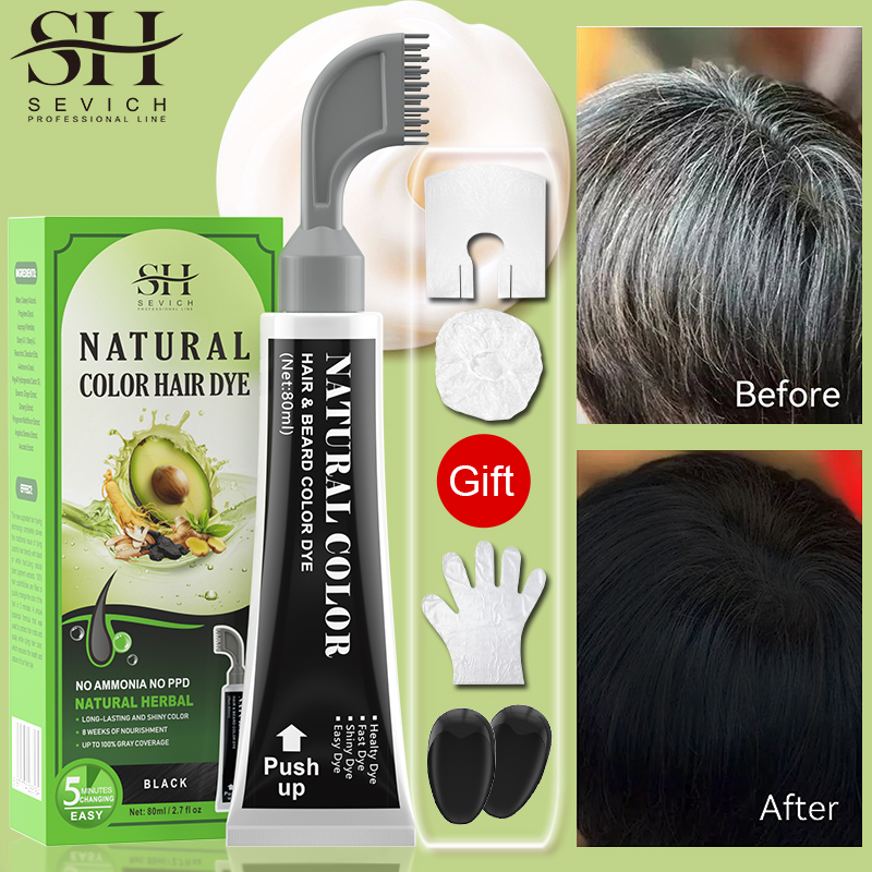 Avocado Fast Hair Dye Black Sh - Hair Care Ginseng recension och pris