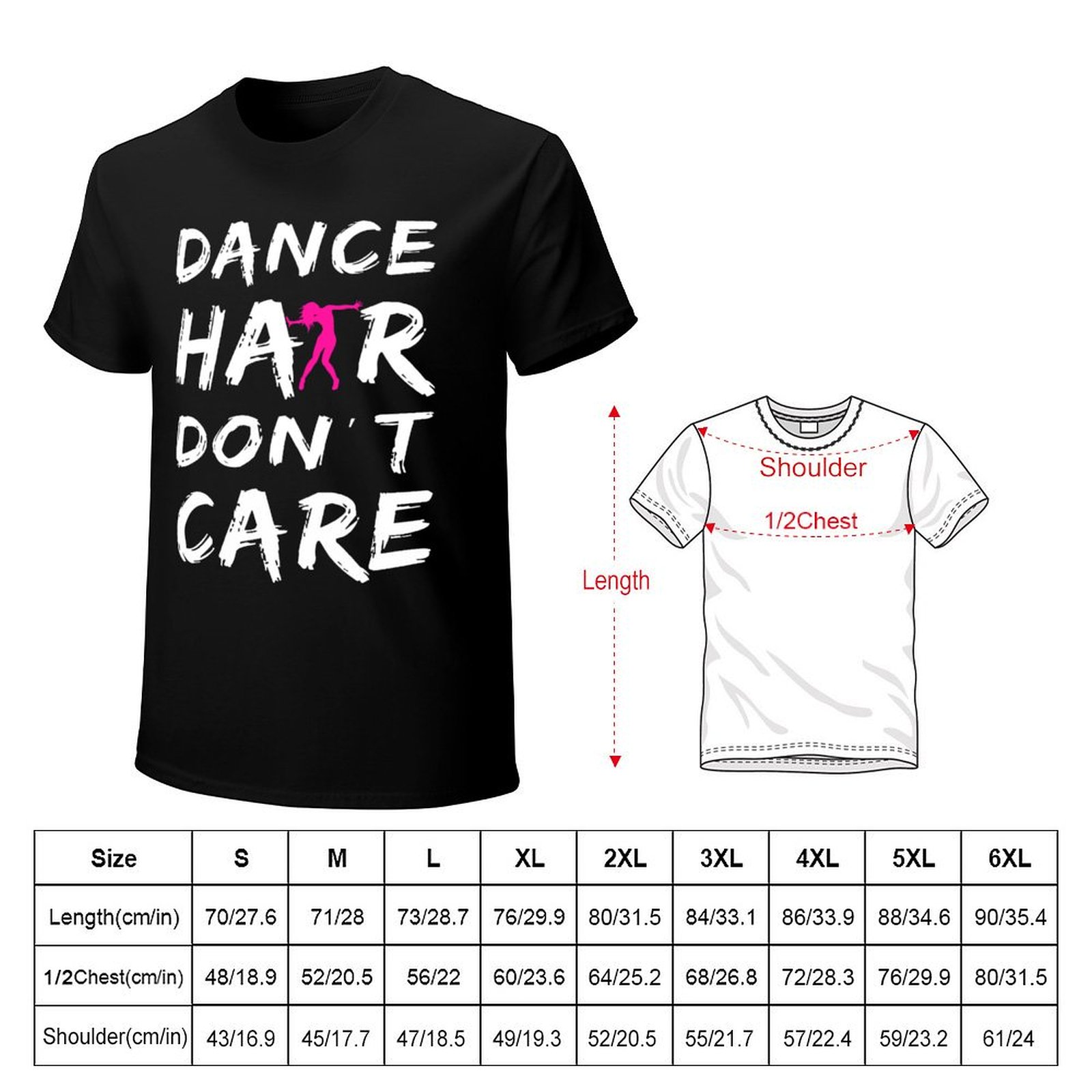 Dance Hair Dont Care T-Shirt U - Hair Care Works recension och pris