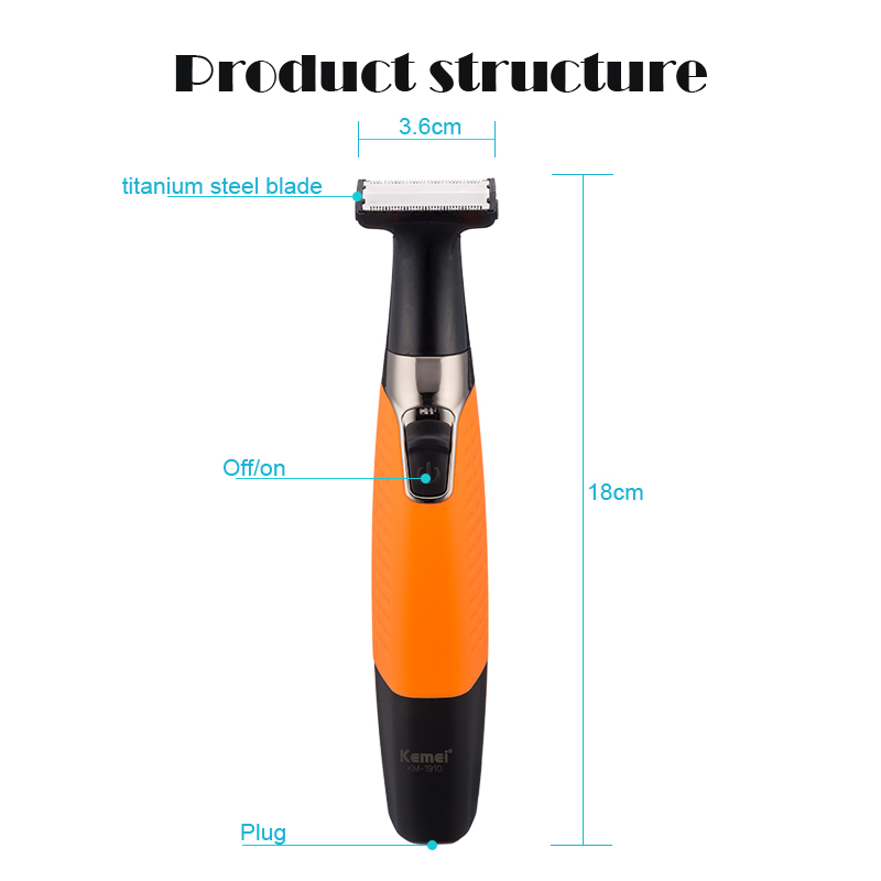 Kemei 1910 Rechargeable Electr - Hair Care Works recension och pris