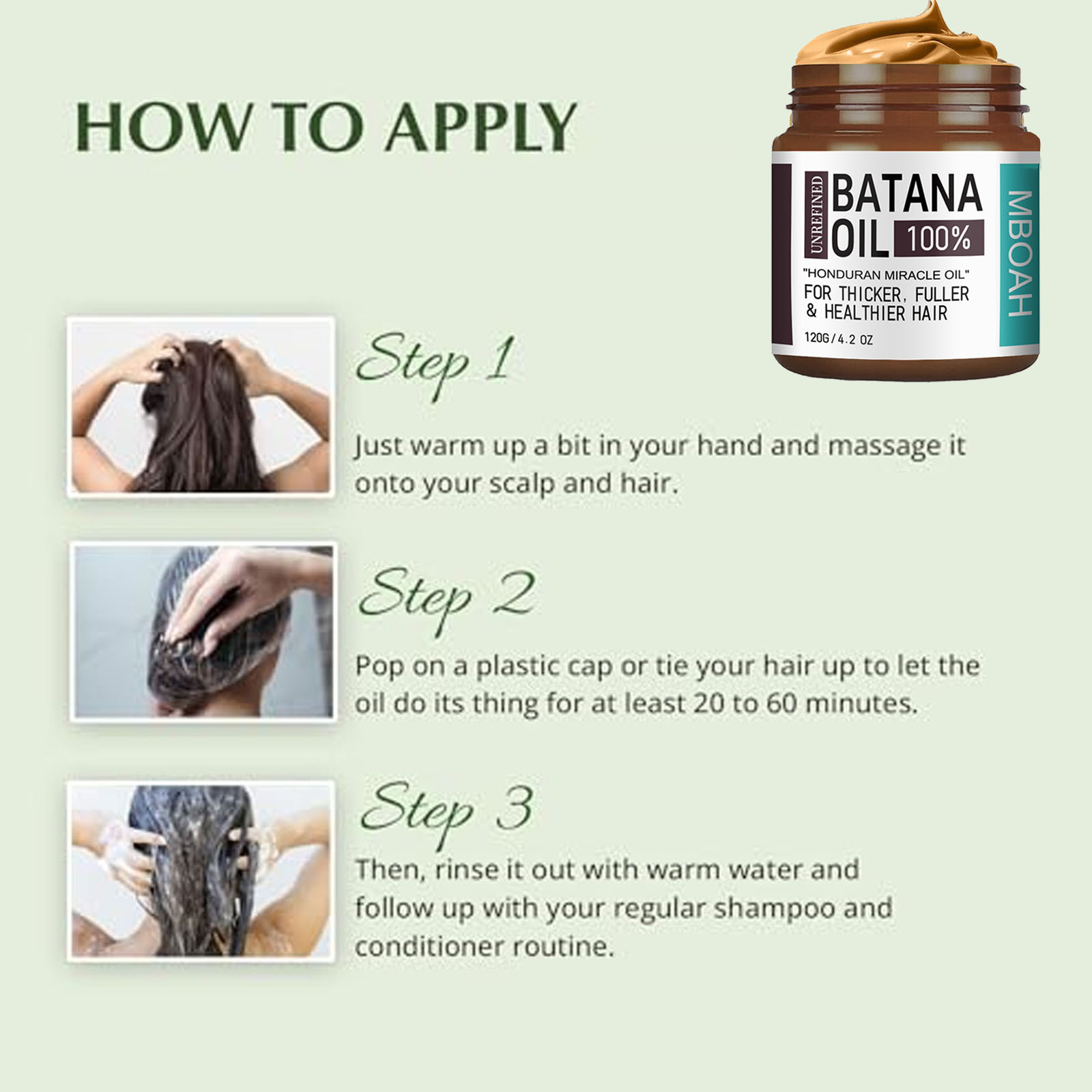 100% Batana Oil from Honduras  - Hair Care Conditioner recension och pris
