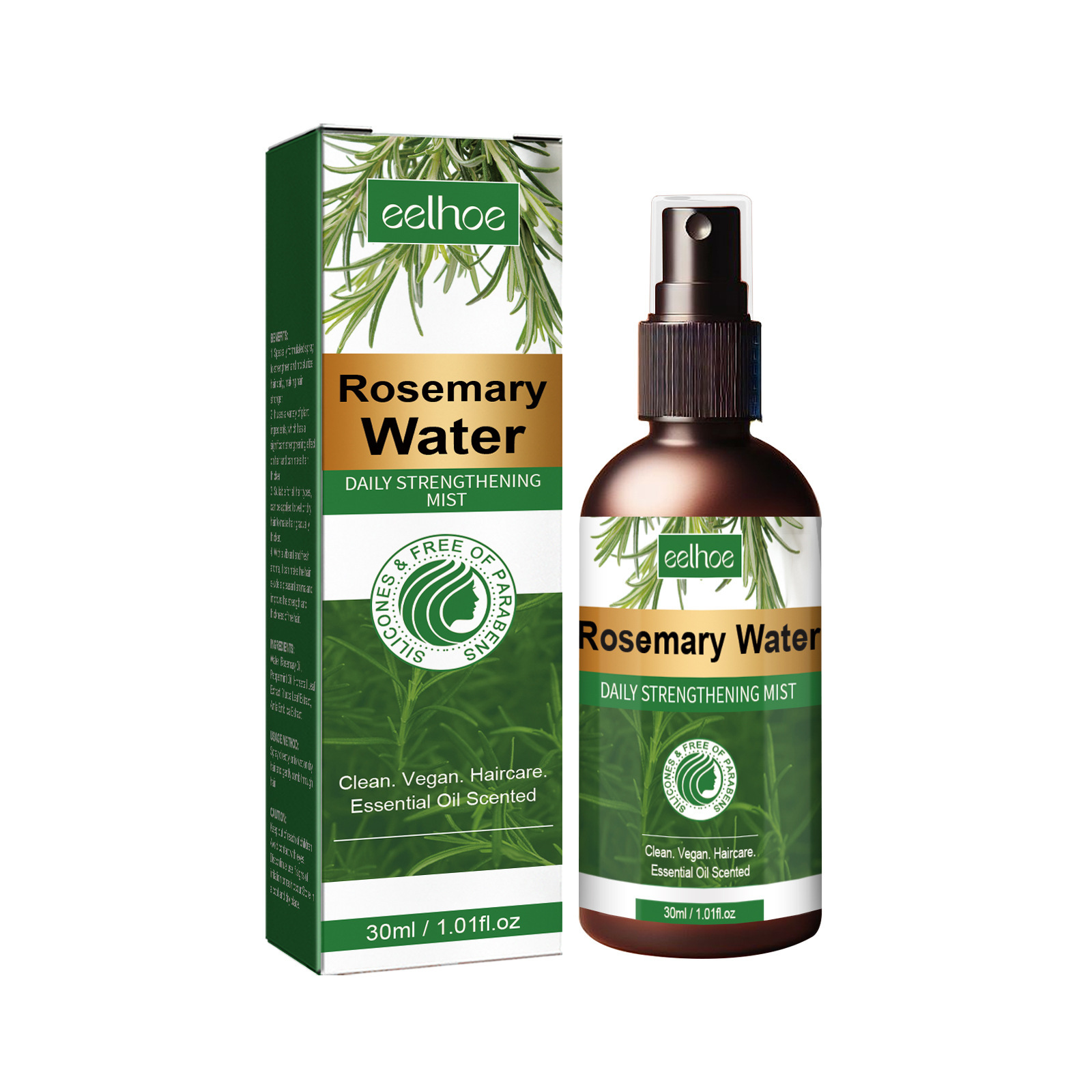 Rosemary Spray for Hair Nouris - Hair Care Growth recension och pris